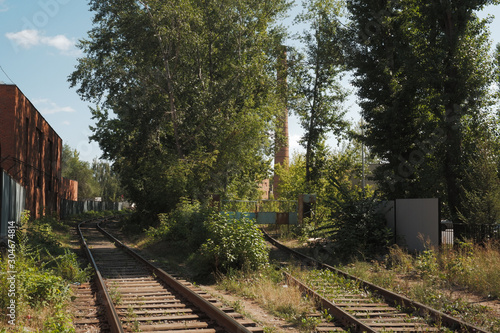 two railway lines in the industrial zone. 