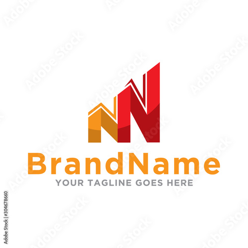 Finance logo icon vector. Financial concept logo design illustration.