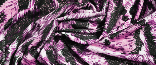 Lilac shiny fabric for fest...