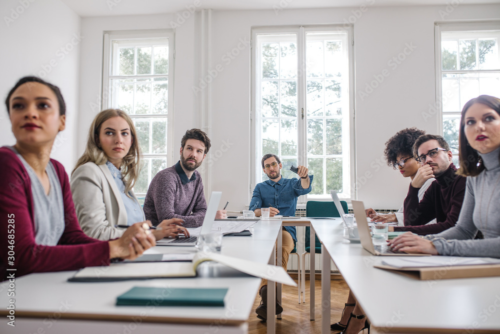 Business People Having a Meeting