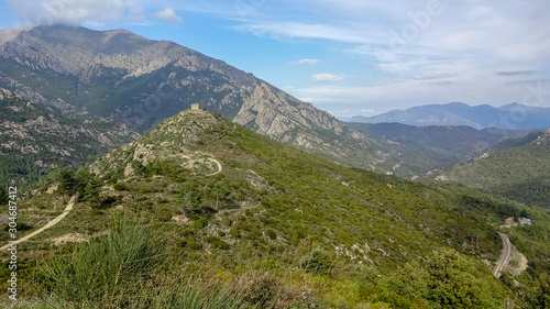 Corsica is a beautiful french island in Mediterranean sea © Alla Ovchinnikova