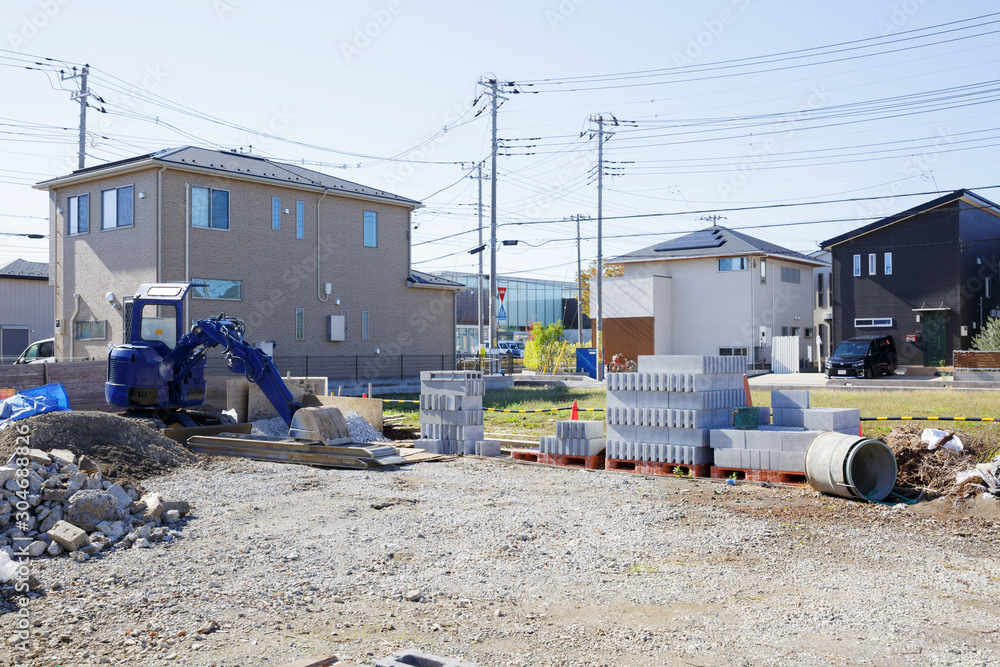 Fototapeta premium 建築現場 イメージ