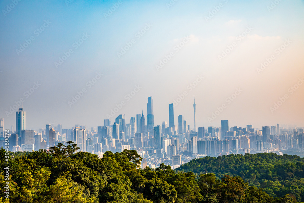 Guangzhou City Panorama of China