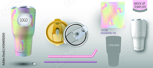 Corporate identity for business, presentations Tumbler brand.