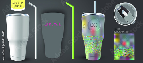 Corporate identity for business, presentations Tumbler brand.