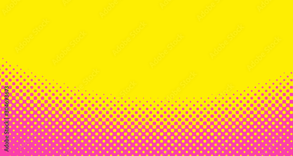 Pink halftone pop art background abstract vector comics style blank layout template with clouds beams and isolated dots pattern. For sale banner for your designe 1960s. with copy space eps10 Pink halftone pop art background abstract vector comics style blank layout template with clouds beams and isolated dots pattern. For sale banner for your designe 1960s. with copy space eps10