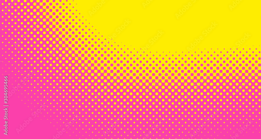 Pink halftone pop art background abstract vector comics style blank layout template with clouds beams and isolated dots pattern. For sale banner for your designe 1960s. with copy space eps10 Pink halftone pop art background abstract vector comics style blank layout template with clouds beams and isolated dots pattern. For sale banner for your designe 1960s. with copy space eps10