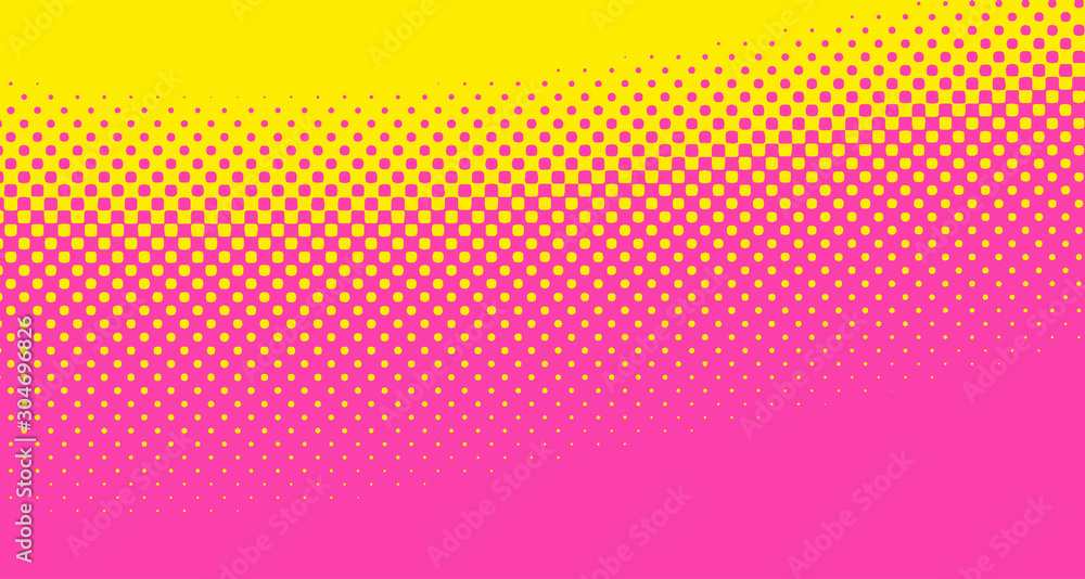 Pink halftone pop art background abstract vector comics style blank layout template with clouds beams and isolated dots pattern. For sale banner for your designe 1960s. with copy space eps10 Pink halftone pop art background abstract vector comics style blank layout template with clouds beams and isolated dots pattern. For sale banner for your designe 1960s. with copy space eps10