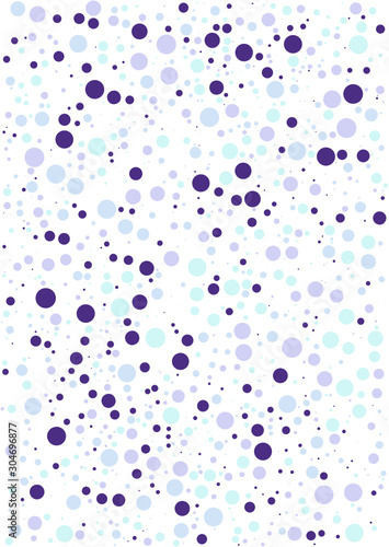 Bubble background with purple design