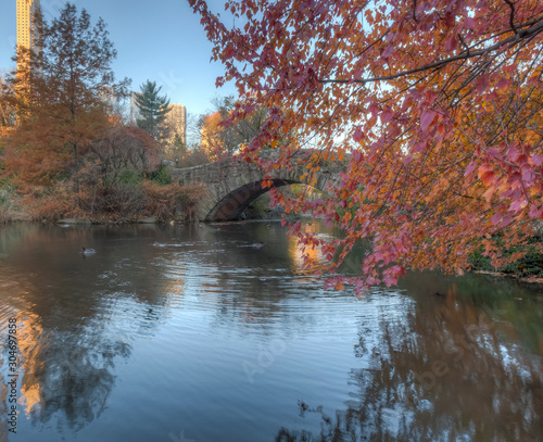 Gapstow Bridge in Central Park photo