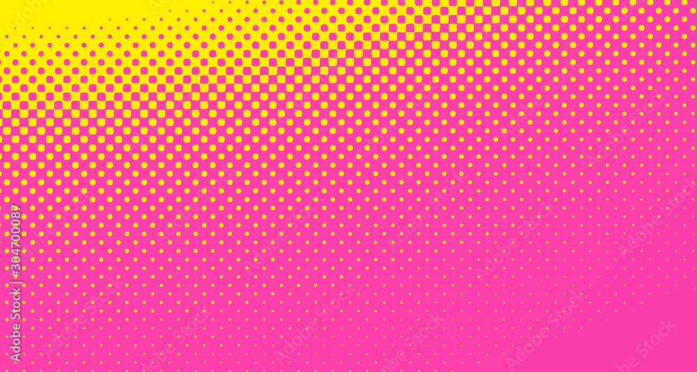 Pink halftone pop art background abstract vector comics style blank layout template with clouds beams and isolated dots pattern. For sale banner for your designe 1960s. with copy space eps10 Pink halftone pop art background abstract vector comics style blank layout template with clouds beams and isolated dots pattern. For sale banner for your designe 1960s. with copy space eps10