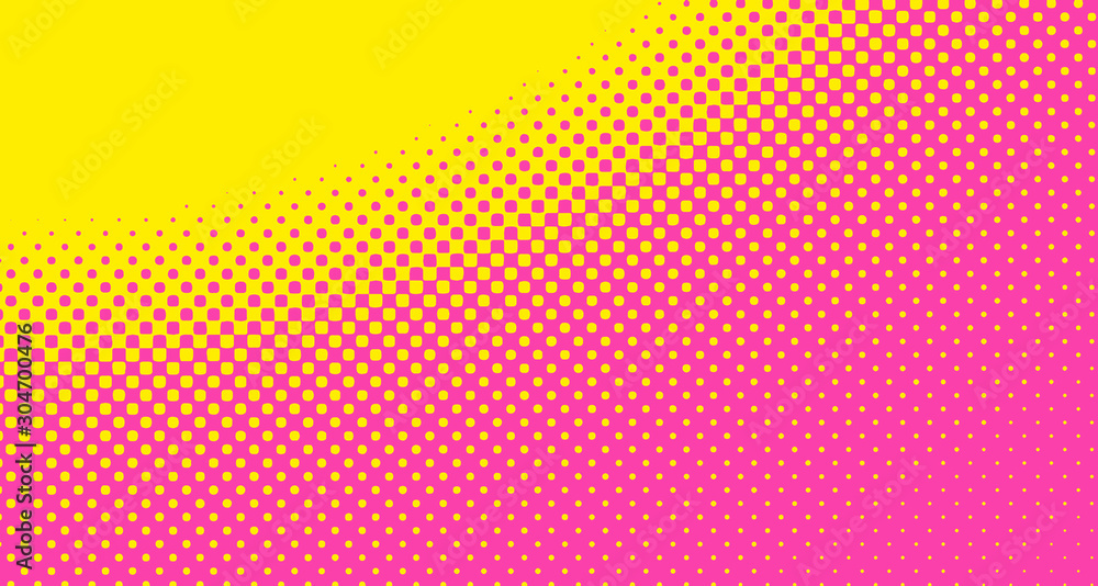 Pink halftone pop art background abstract vector comics style blank layout template with clouds beams and isolated dots pattern. For sale banner for your designe 1960s. with copy space eps10 Pink halftone pop art background abstract vector comics style blank layout template with clouds beams and isolated dots pattern. For sale banner for your designe 1960s. with copy space eps10