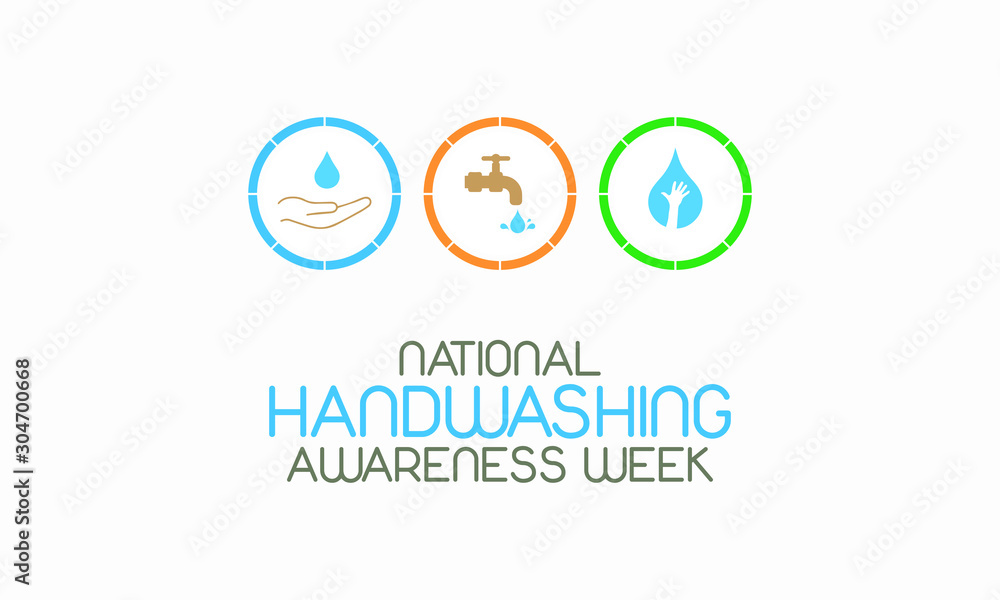 Vector illustration on the theme of National Handwashing awareness week in December. Vector illustration on the theme of National Handwashing awareness week in December.