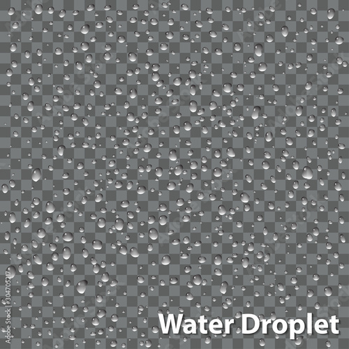 Vector Water Droplet Overlay | EPS10 Vector