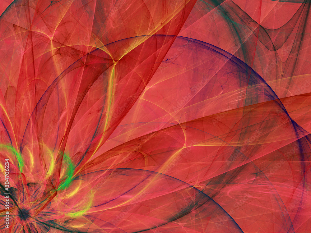 red abstract fractal background 3d rendering illustration red abstract fractal background 3d rendering illustration