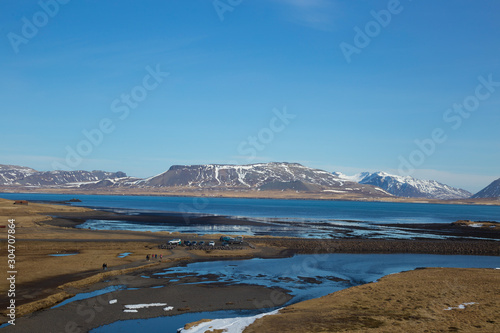 Landscape of Iceland. 