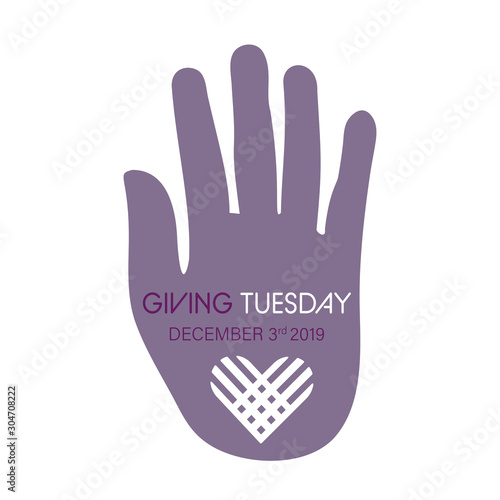 Special day. Giving Tuesday banner design.