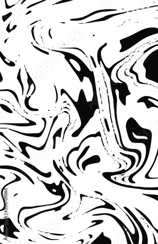 Marble texture, abstract border frame, futuristic design background, liquid dynamic background, black and white vector illustration.