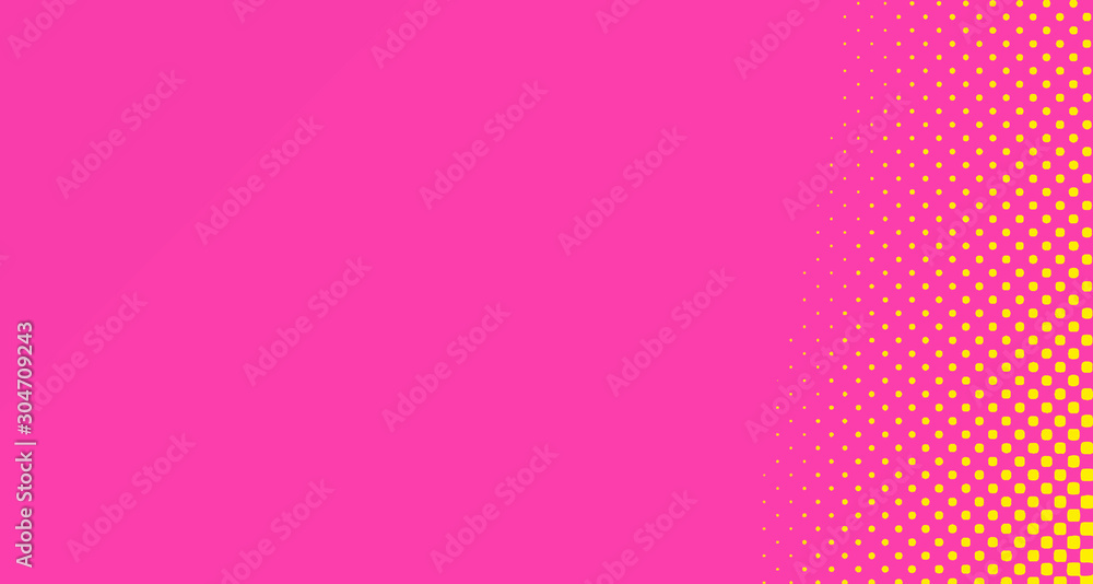 Pink halftone pop art background abstract vector comics style blank layout template with clouds beams and isolated dots pattern. For sale banner for your designe 1960s. with copy space eps10 Pink halftone pop art background abstract vector comics style blank layout template with clouds beams and isolated dots pattern. For sale banner for your designe 1960s. with copy space eps10