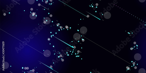 Fast Effect. Motion Neon. Seamless Pattern. Glitch