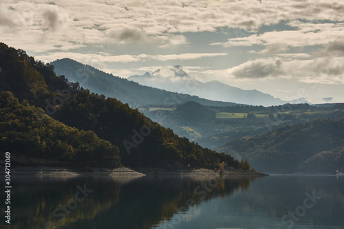 Lac de Monteynard-Avignonet near Grenoble. France