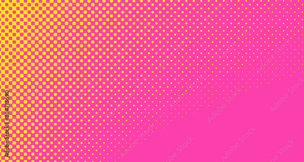 Pink halftone pop art background abstract vector comics style blank layout template with clouds beams and isolated dots pattern. For sale banner for your designe 1960s. with copy space eps10 Pink halftone pop art background abstract vector comics style blank layout template with clouds beams and isolated dots pattern. For sale banner for your designe 1960s. with copy space eps10