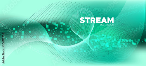 Big Data Numbers Stream. In...