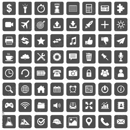 web icon set vector design symbol