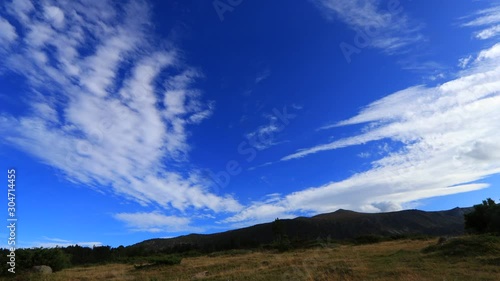 clouds timelapse in Pyrenean