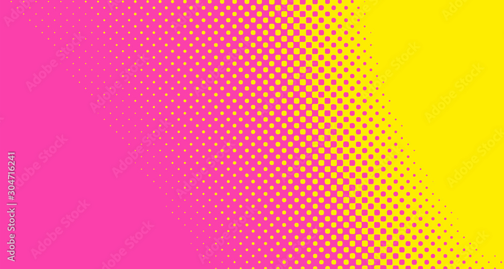 Pink halftone pop art background abstract vector comics style blank layout template with clouds beams and isolated dots pattern. For sale banner for your designe 1960s. with copy space eps10 Pink halftone pop art background abstract vector comics style blank layout template with clouds beams and isolated dots pattern. For sale banner for your designe 1960s. with copy space eps10