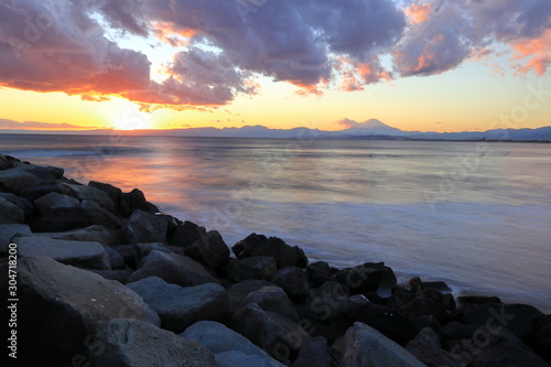 江の島の夕日 © phototenki