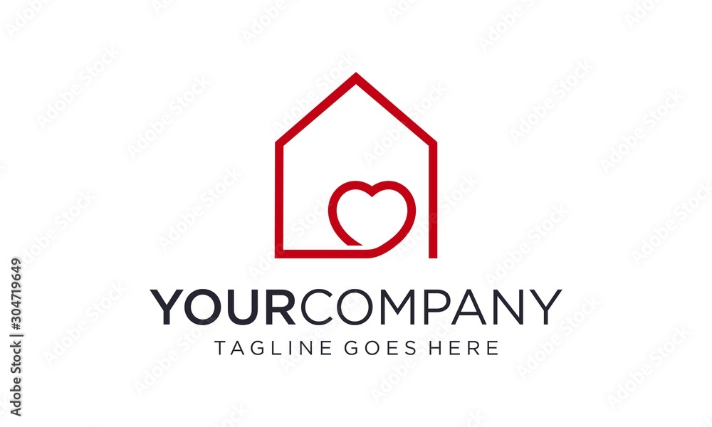 Home Care Logo Designs Concept Stock Vector Adobe Stock