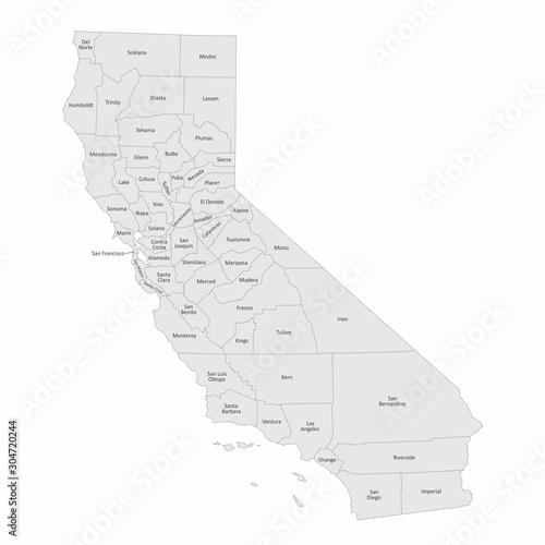 California and its counties photo