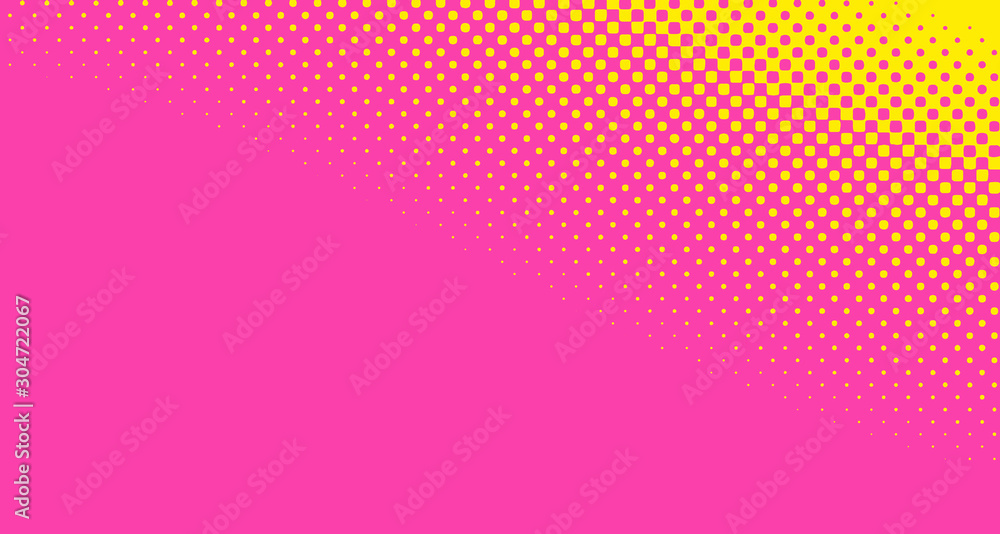 Pink halftone pop art background abstract vector comics style blank layout template with clouds beams and isolated dots pattern. For sale banner for your designe 1960s. with copy space eps10 Pink halftone pop art background abstract vector comics style blank layout template with clouds beams and isolated dots pattern. For sale banner for your designe 1960s. with copy space eps10