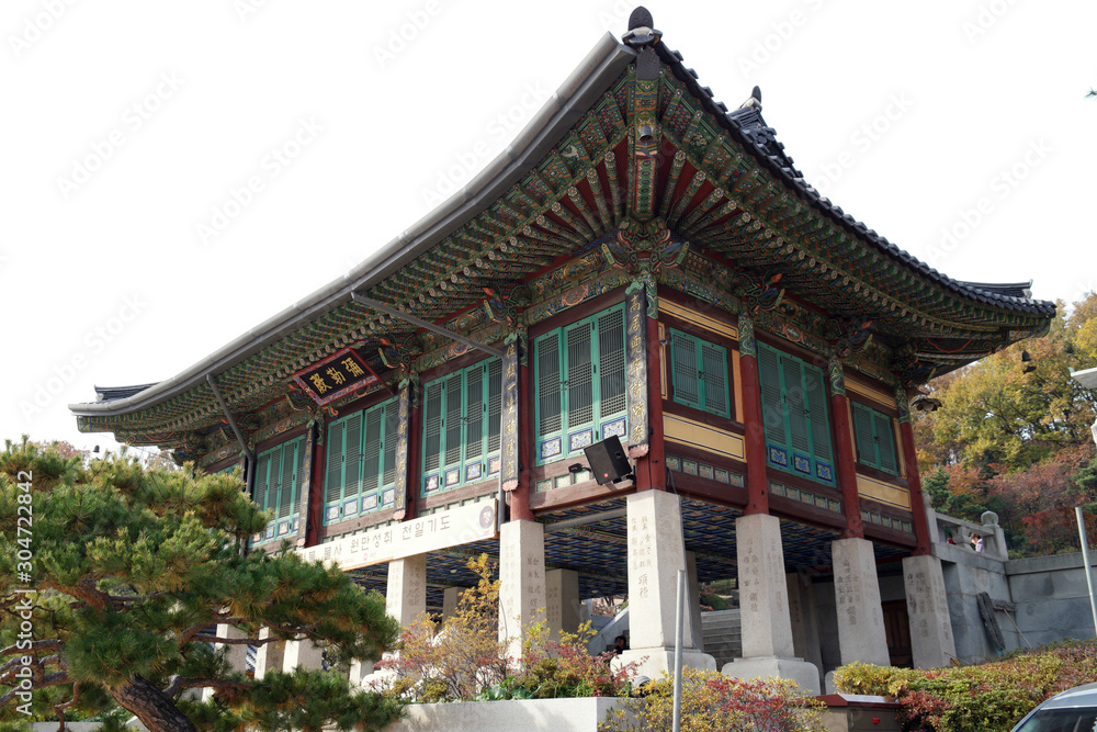 Bongeunsa Buddhist Temple of South Korea