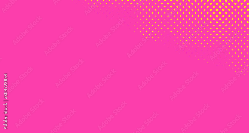 Pink halftone pop art background abstract vector comics style blank layout template with clouds beams and isolated dots pattern. For sale banner for your designe 1960s. with copy space eps10 Pink halftone pop art background abstract vector comics style blank layout template with clouds beams and isolated dots pattern. For sale banner for your designe 1960s. with copy space eps10