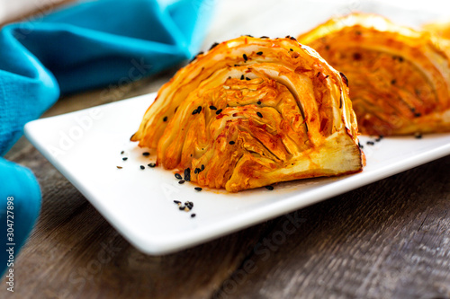 Fotografie baked onion