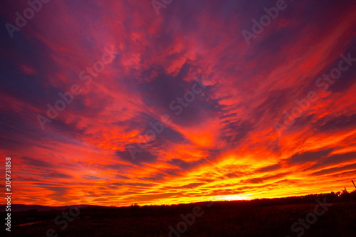  Sunrise in the desert of El Calafate Argentina