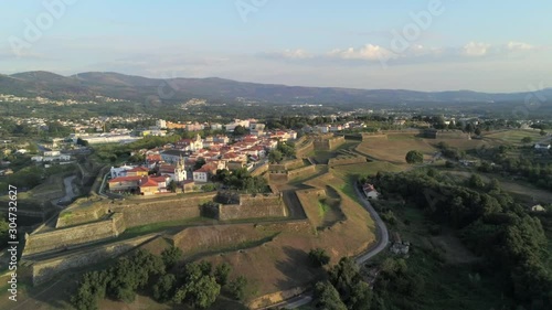 Wallpaper Mural Aerial view of Fortified town, Valença do Minho, Portugal Torontodigital.ca
