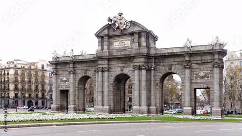 Alcalá Gate in Madrid, Spain