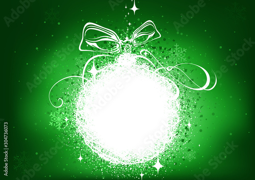Green Christmas Background ...