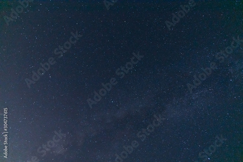 Fototapeta Naklejka Na Ścianę i Meble -  The sky and star in the mid night time.Night landscape and milky way.Universe and space background.