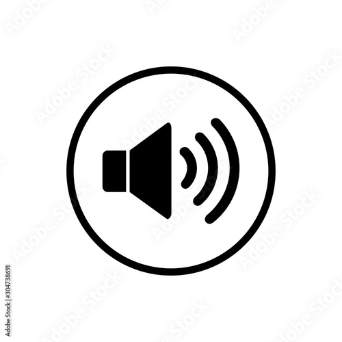 speaker icon vector design symbol