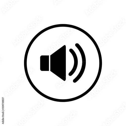 speaker icon vector design symbol