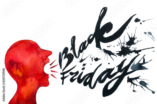 Disegno colorato creativo per Black Friday photo