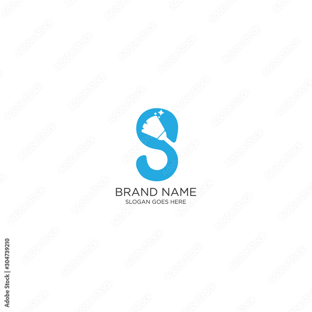 Creative and modern S Letter cleaning logo design template vector eps Creative and modern S Letter cleaning logo design template vector eps