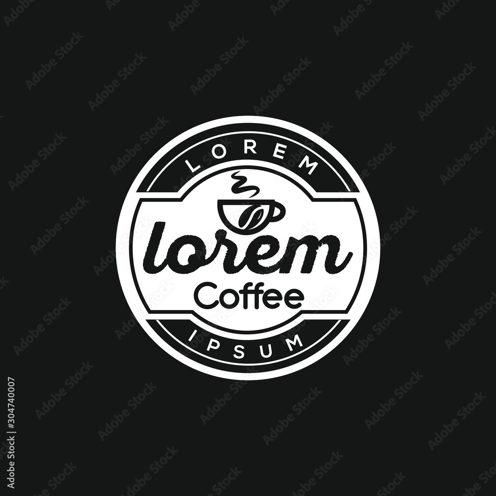 Creative and modern coffee logo design template vector eps for use restaurant business purpose Creative and modern coffee logo design template vector eps for use restaurant business purpose