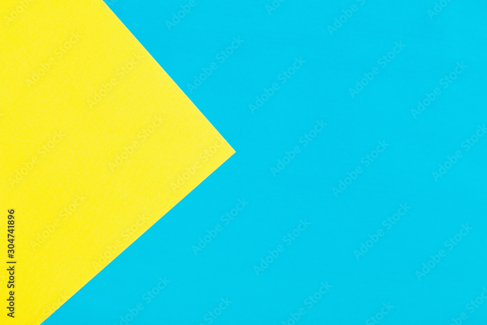 blue and yellow paper background