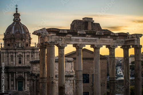 Photography Rome at sunrise
