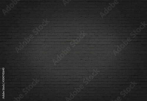 Beautifully arranged black brick wall background